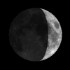 Вид Луны в сегодняшней фазе