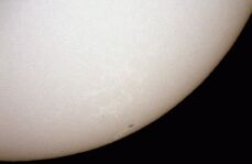 Фрагмент диска Солнца 7 сентября 2003 г.